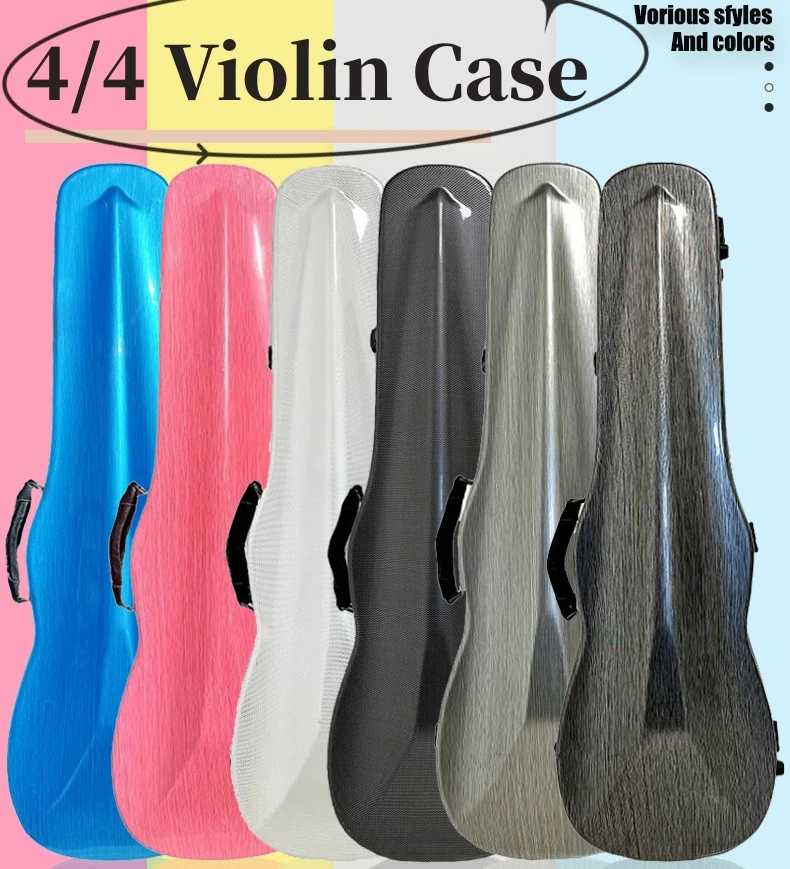 Strong carbon fiber 4/4 violin Case,Hard Shell Storage Protect Violin box violin bag ,Waterproof shockproof violin backpack