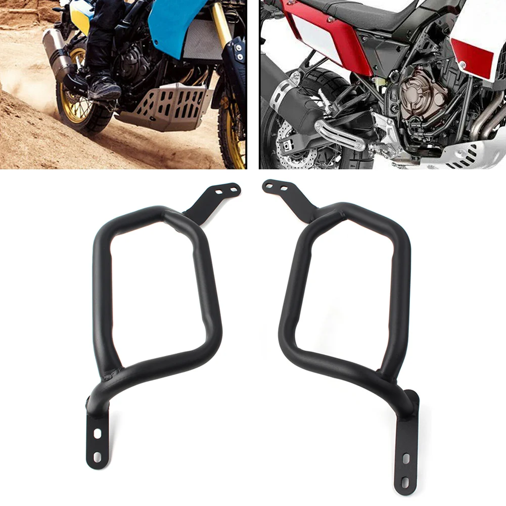 Black Motorbike Engine Highway Crash Bars Guards Protector for Yamaha Tenere 700 XTZ700 2019 2020 2021