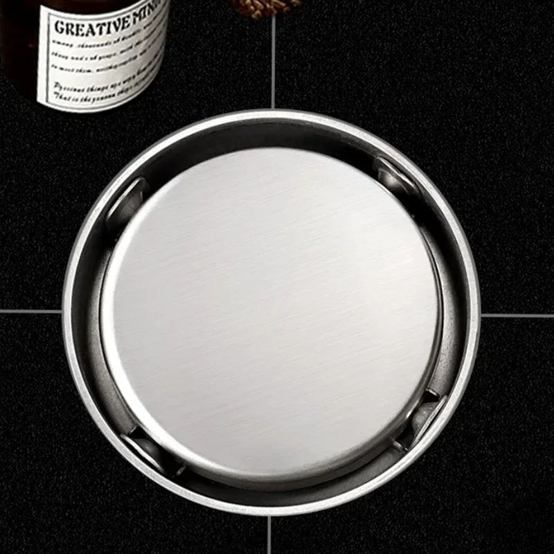 Stainless Steel 10cm Round Anti-Odor Floor Drain Bathroom Hardware Invisible Shower Floor Drain