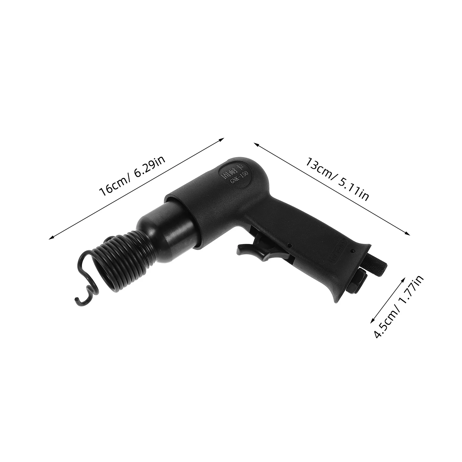 1Set Pneumatic Air Hammer Kit 150mm Heavy-Duty Multifunctional Chisel Tool for Brake Pads Rust Removal Metalwork