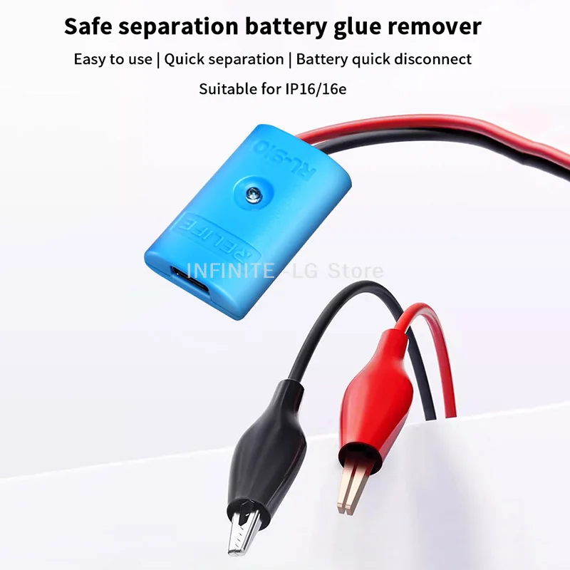RL-910 بطارية التفكيك السريع خط الغراء واجهة TYPE-C للهاتف 16 إصلاح بطارية ديغلو فصل خط أداة