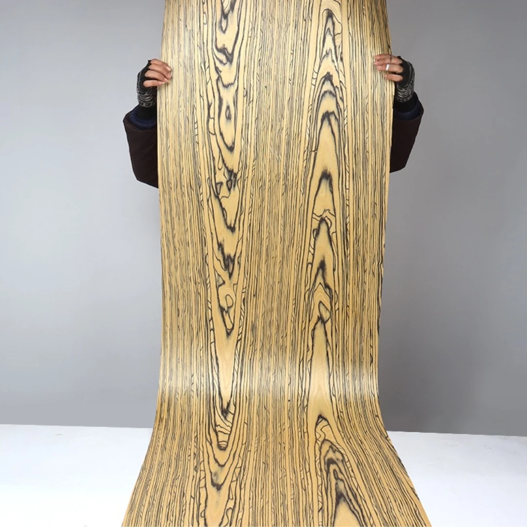 58x250cm Yellow Rosewood Engineered Wood Veneer Suitable for Furniture Renovation Interior Design Decorative Wall Panels