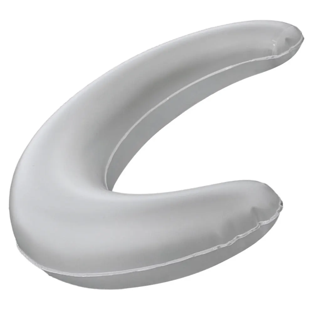 Opblaasbaar kussen Lichtgewicht draagbaar semi-transparant halve maan reisnekkussen Snel opblazen kampslaap buitenkussen