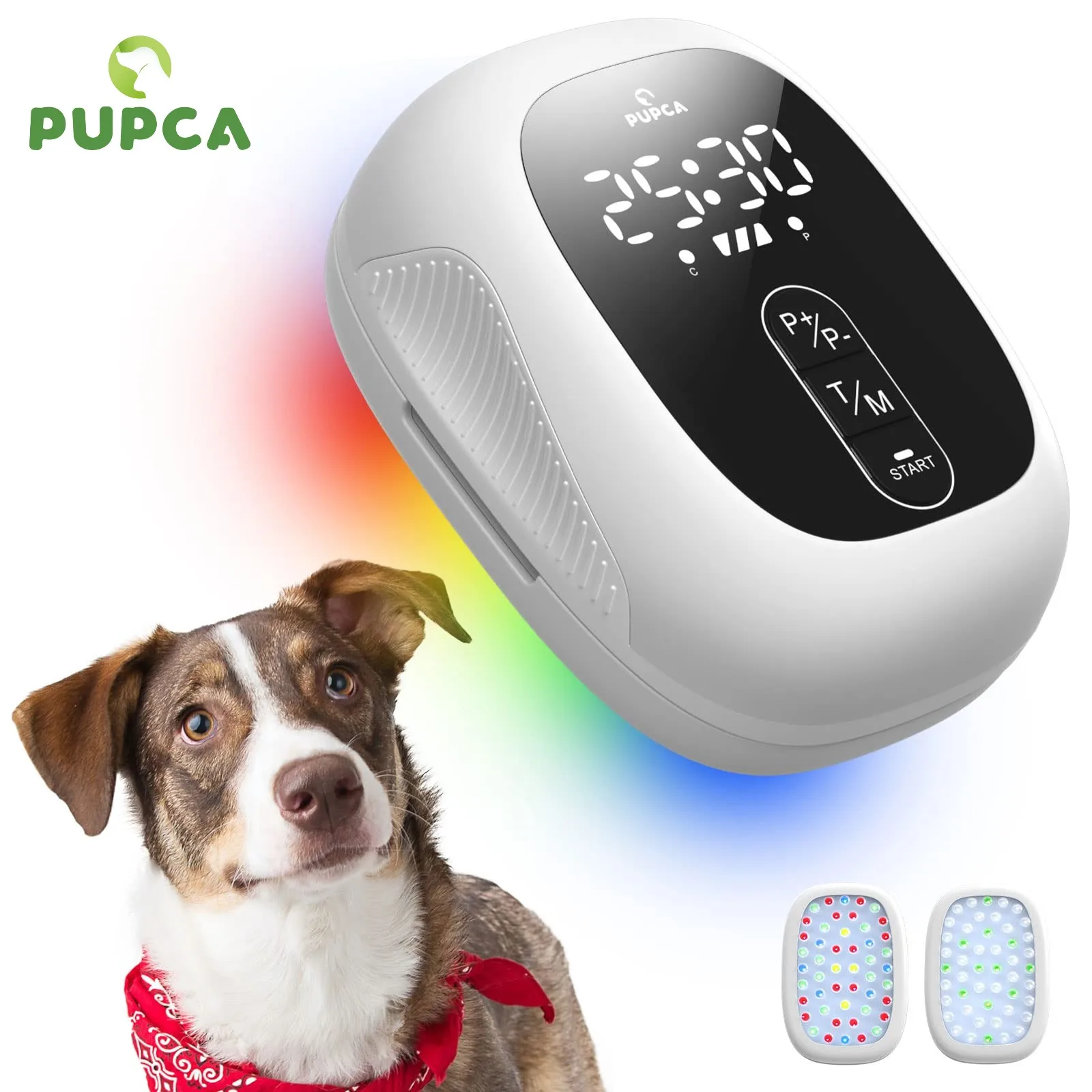 PUPCA Cold Laser Therapy for Dogs Portable Red Light Therapy Vet Device for Pain Relief Muscle & Joint Pain from Dog Arthritis