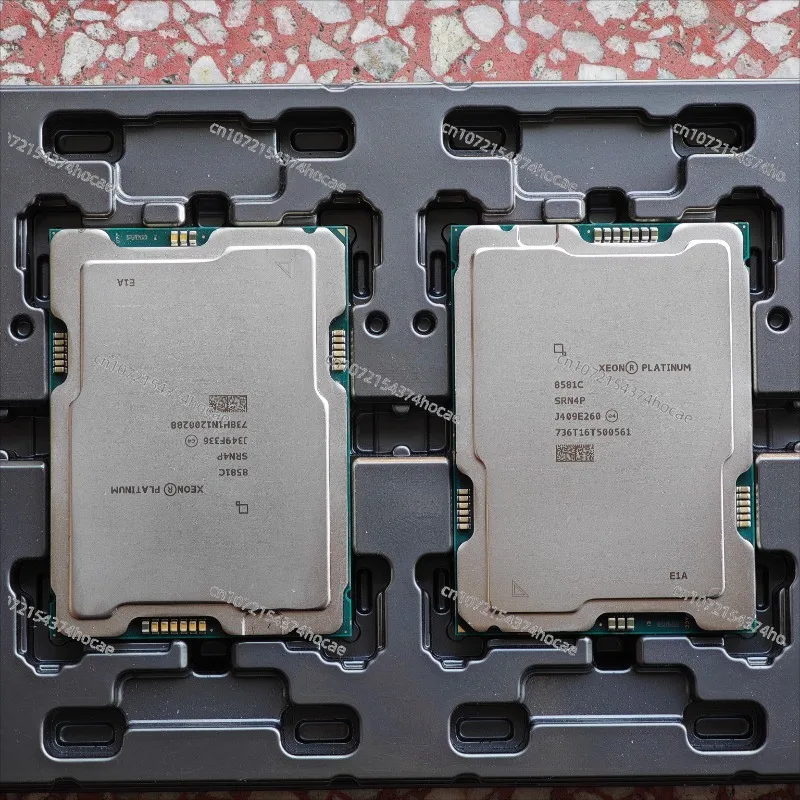 معالج Xeon Platinum 8581C الجيل الخامس من الجيل الخامس 4677 وحدة المعالجة المركزية ثانية 8575 8580 + #3