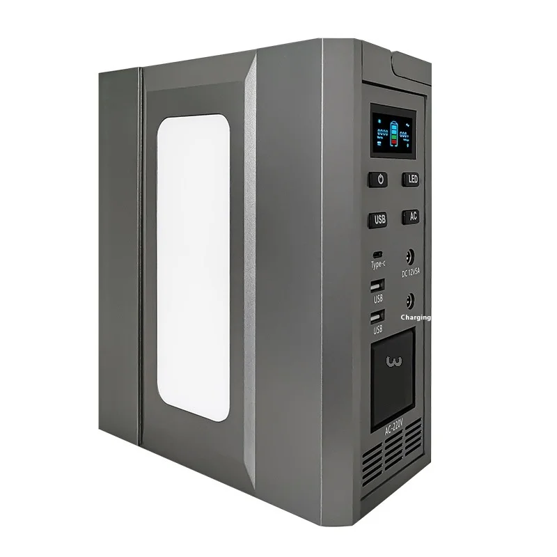 300W Portable Small Energy Storage Outdoor Power Charger MPPT Lighting Flashlight Hand-Carryable Movable Battery Cross-Border