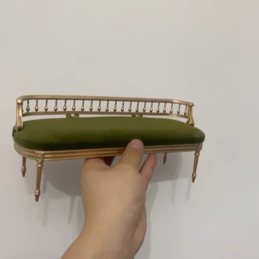1/6 bjd Miniature furniture Vintage European sofa bed End stool Doll House 1/12 ledged cabinet toolbox ob11 display cabinet - Image 6