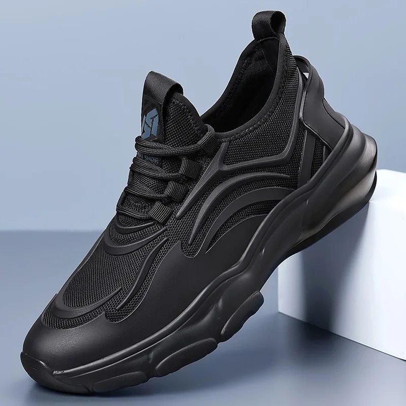 

Осенние новые дышащие повседневные кроссовки для мужчин, черные модельерские туфли, мужские дизайнерские спортивные кроссовки для мужчин
