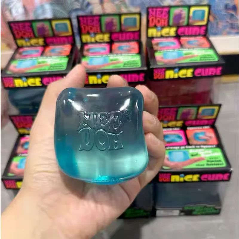 Nee doh Nice Cube Sensory Stress Reliever Fidget Tool for Anxiety & Focus Desk Sensory Cube for Adults & Kids