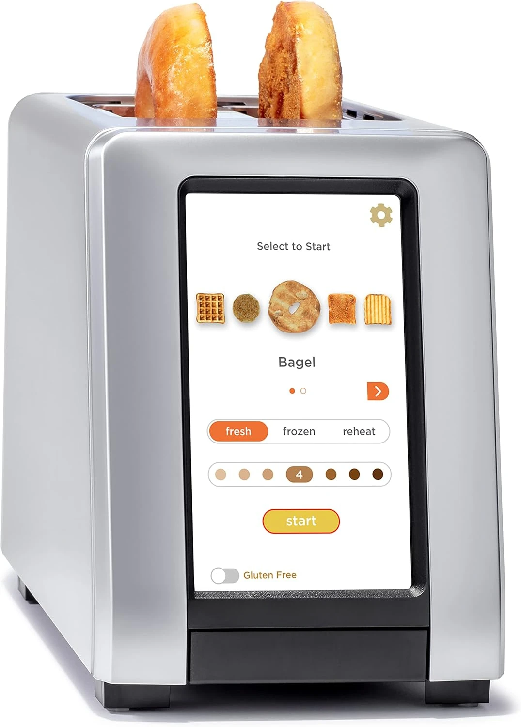 High-Speed Touchscreen Toaster – 2-Slice Smart Toaster w, Gluten-Free & Panini Sandwich Modes