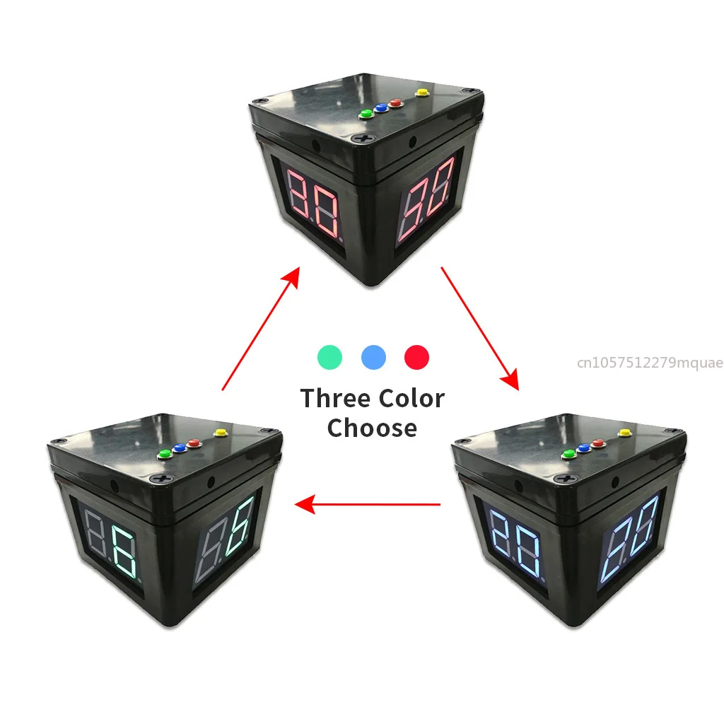 New Charging Model, Four-sided Board Game Competition Timer, Chess and Card Competition Card Countdown Timer, Four-sided