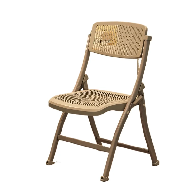

Folding chair Simple thickened plastic stool Computer office Portable dining Reclining chair Dormitory back