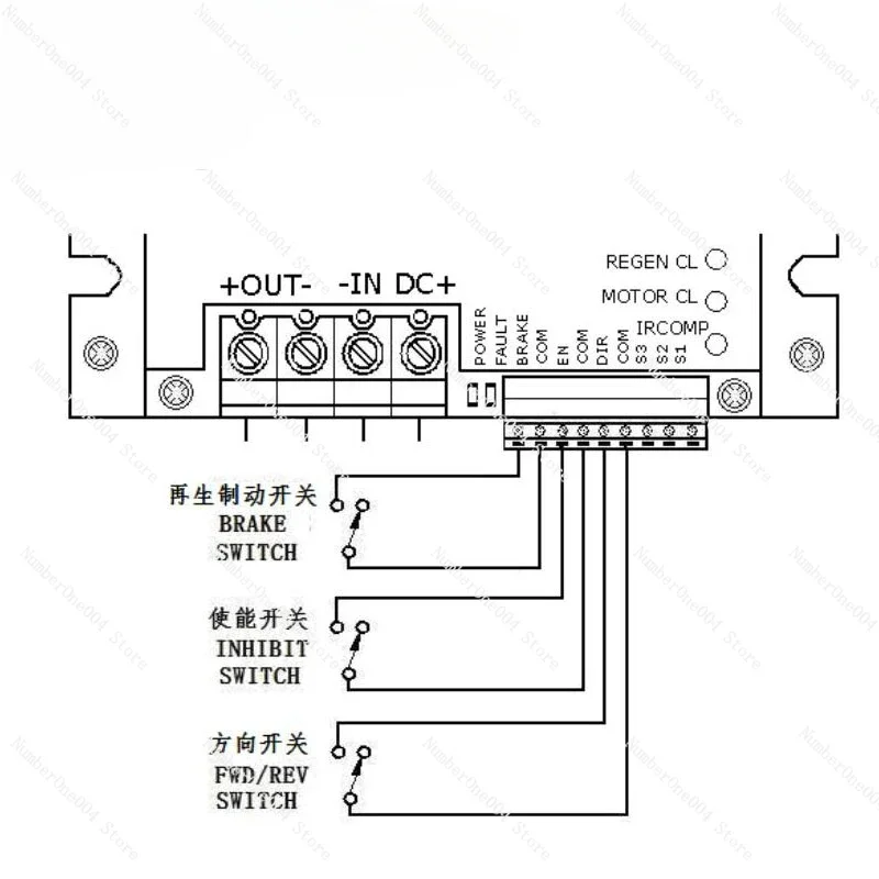 Applicable to MMT-DC24RT50BL Roof lift self-propelled packaging machine DC motor governor