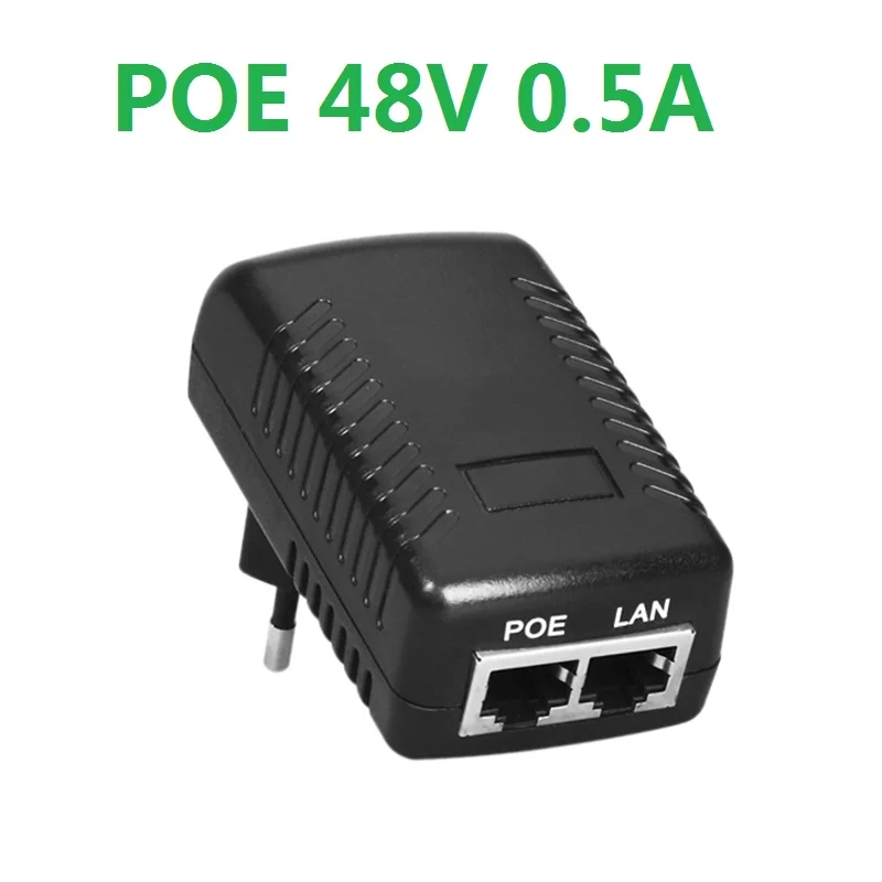 POE Power support 48V 0.5A 24V 1A EU US UK Plug For IP Camera Power Supply Ethernet Adapter Phone AP