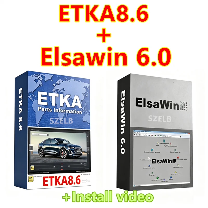 Electronics Repair Parts - Para V/W+AU//I+SE//AT+SO//DA ETKA 8.6+ Elsawin6.0 Software
