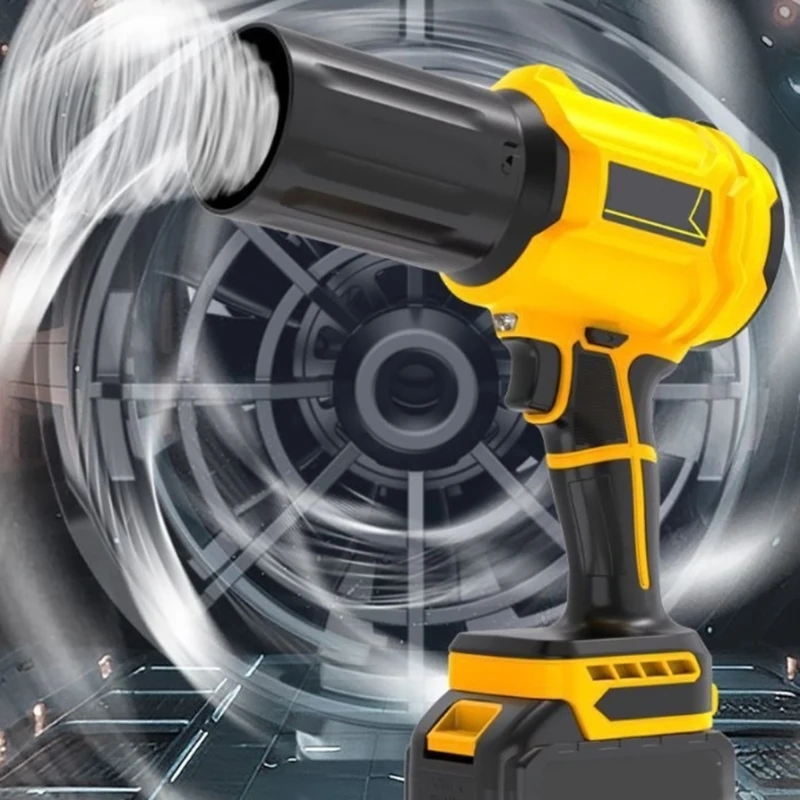 

Industrial Grade Cordless Blower 40000RPM High Speed Motor 2 Interchangeable Nozzles Portable Design M4YD