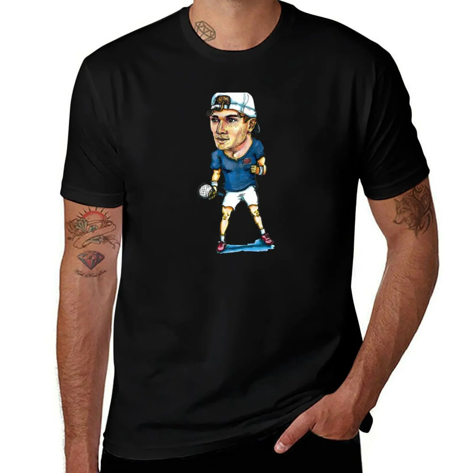 Jack Draper GB pro tennis player T-Shirt Holiday Casual Short Sleeve Top T-Shirt