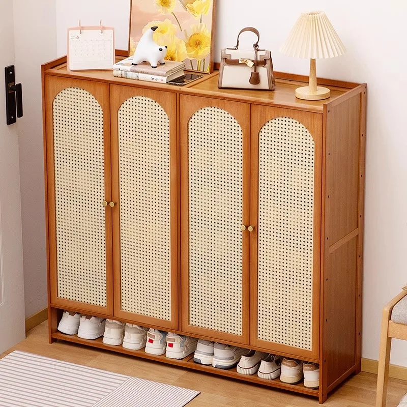 Simple shoe cabinet, shoe rack at home door, dust-proof storage at home, multi-functional dormitory rental house, shoe storage c