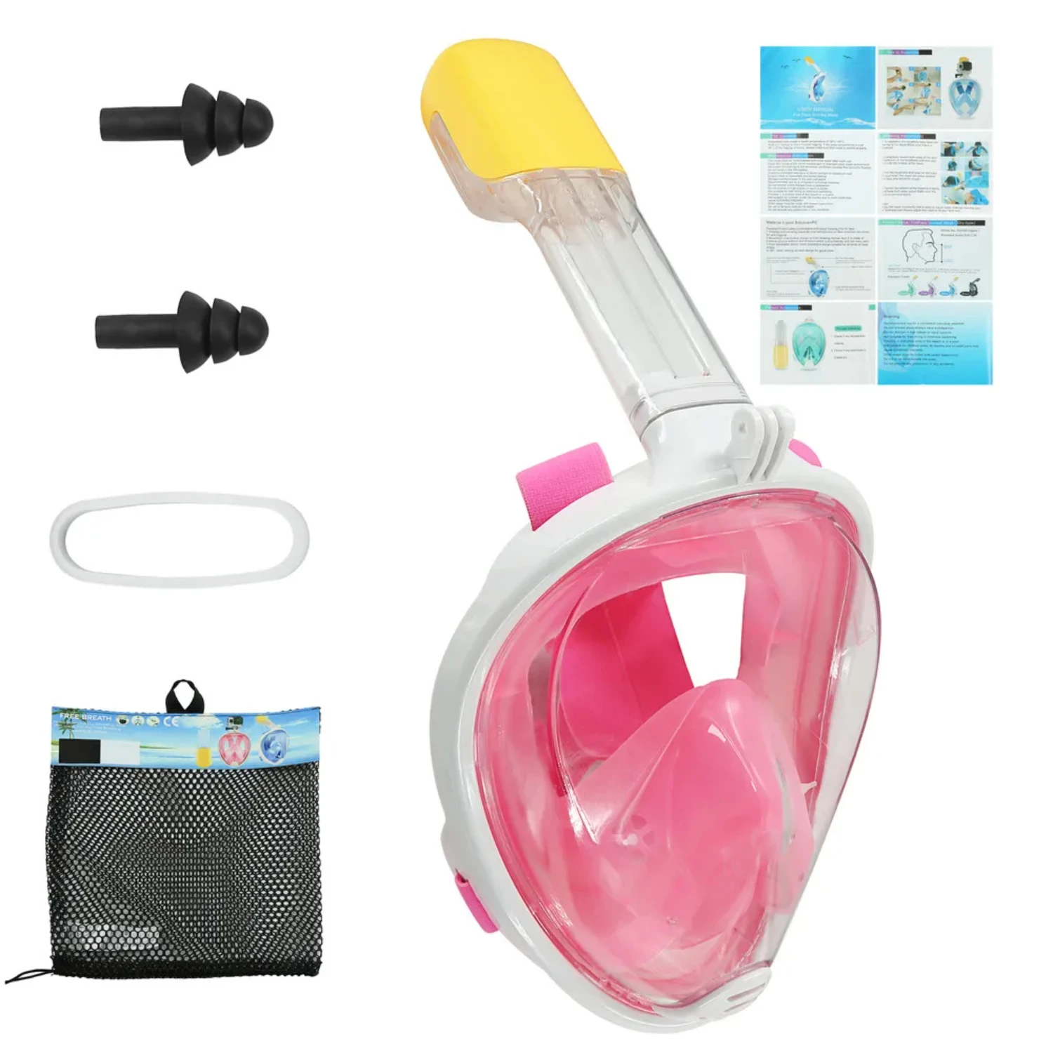 

Snorkel Scuba Full Face Mask Swimming Underwater Diving Masks For Adults