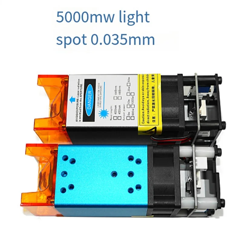 

ABDJ-Fixed Focus Module Fixed Focus Module 450Nm-455Nm Laser Engraving Cutting 12V Cutting 5Mm Wood Board PWM Modulation