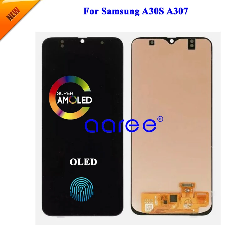 AMOMLED OLED LCD For Samsung A30S A307 lcd display For Samsung A30S A307 LCD Screen Touch Digitizer Assembly