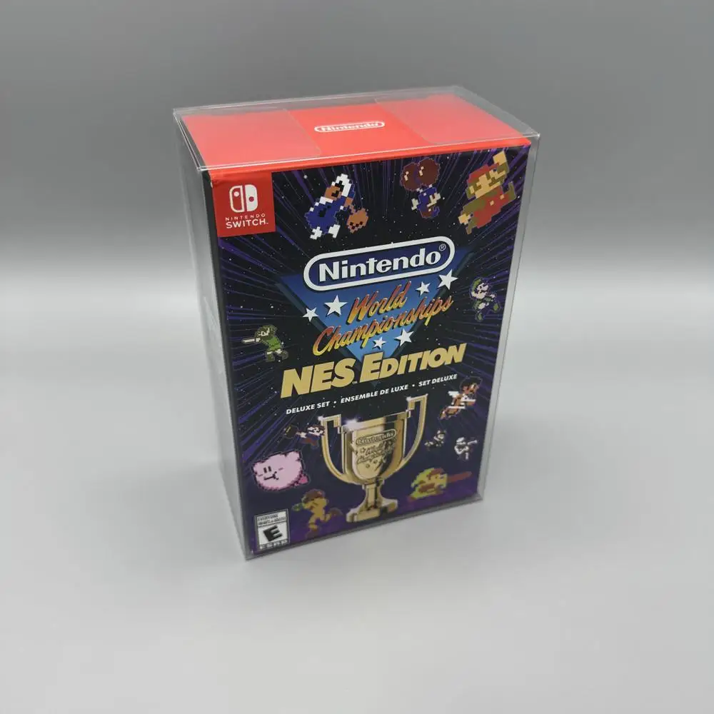 حافظة حماية لصندوق الألعاب البلاستيكية لبطولة العالم SWITCH NS fcfamicom إصدار خاص لإصدار الاتحاد الأوروبي والولايات المتحدة