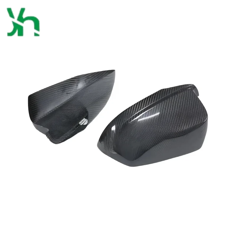 غطاء مرآة جانبية من ألياف الكربون للمحرك الأمامي، التصاق من ألياف الكربون الجافة لسيارة BMW 5 Series F10 | F18 (2010-2013) الملحقات الخارجية #2