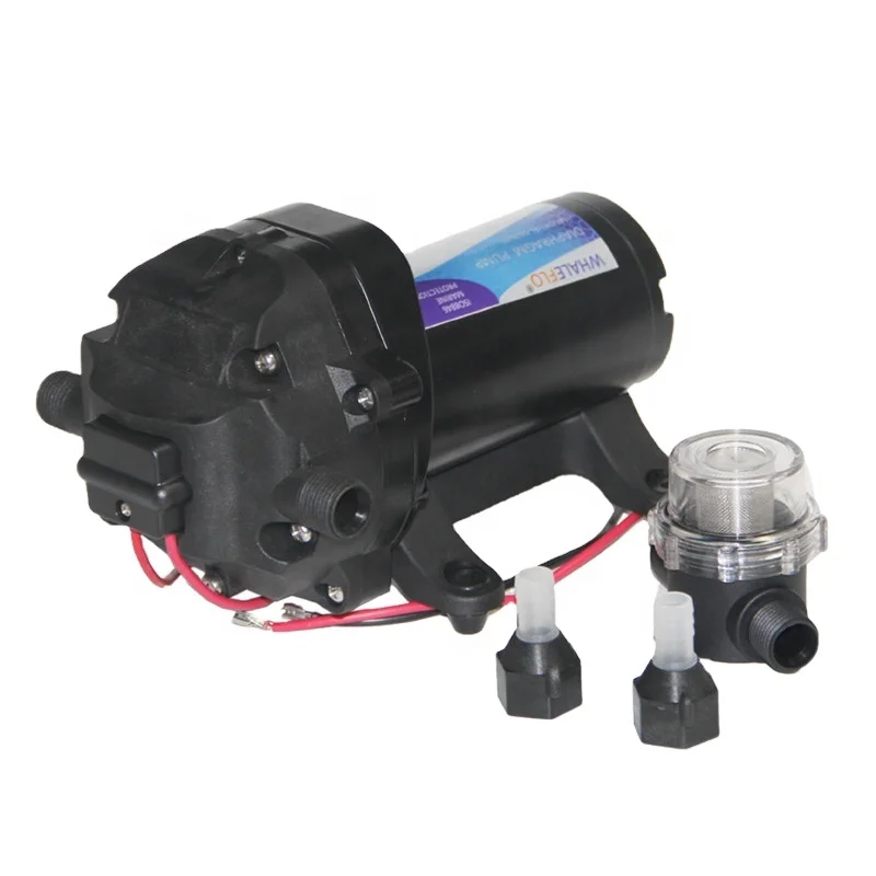 Whaleflo 12V Self Priming Water Pump 5.5 GPM 70 PSI Water Pressure Booster Pump For Home Washing RV Spraying Agricultural