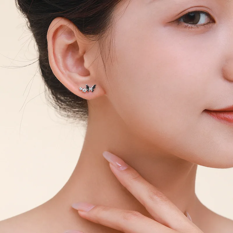 18k witgoud zilver Plata 925 sieraden fabrikant vlinder oorbellen sieraden