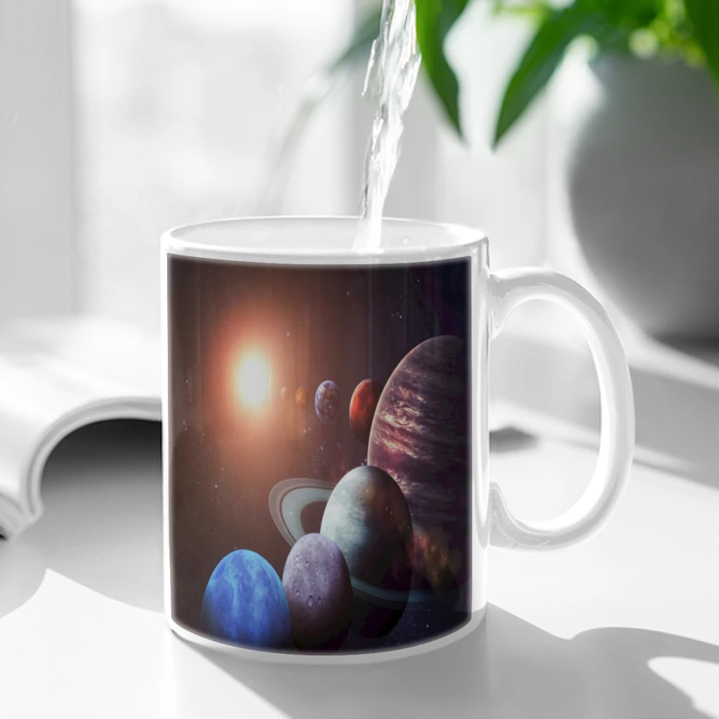 Space-Landscape-Coffee Mug 11oz Fun Ceramic Coffee Tea Cocoa Cup Handle Tea Drink Cup