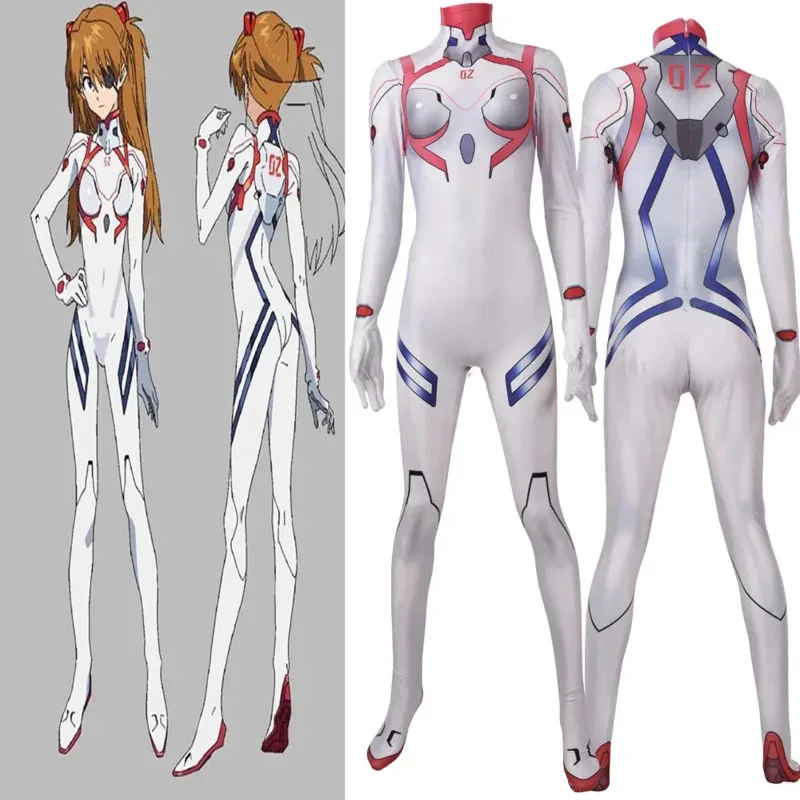 Хэллоуин Аниме Shin Gekijo-ban Asuka Langley Soryu 02 Ayanami Rei Косплей Костюм 4,0 Final Plugsuits Zentai Взрослые Дети ukh