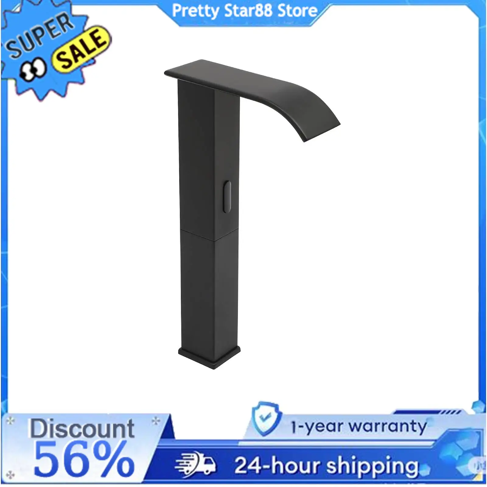 

Современный инфракрасный автоматический сенсорный смеситель без ручки с регулируемой температурой для кухни, ванной комнаты