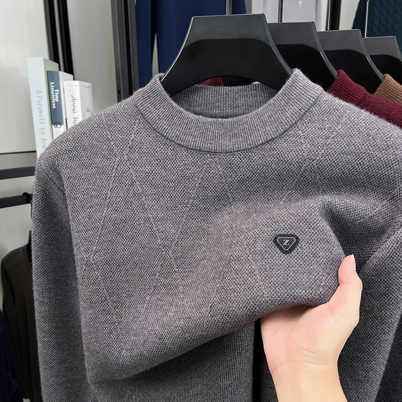 

Men's Knitted Sweater Round Neck Pullover Casual Business Autumn Winter Warm Soft Comfortable Anti Pilling Classic Trend Men's