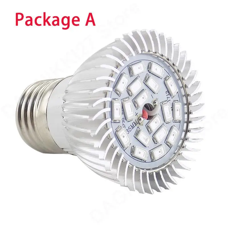 Luz LED Flexible para cultivo, soporte de lámpara con Clip para planta, luz de flores para bombilla hidropónica de interior, plantador de