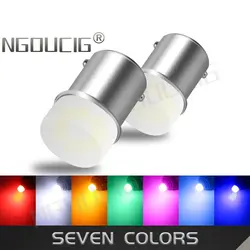 NGOUCIG 2 uds 24V 12V BA15S BAY15D Flash estroboscópico 1156 rojo 1157 P21W P21/5W bombilla Led R5W freno marcha atrás lámpara de señal de camión luz de coche