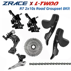 LTWOO R7 2x10 speed, 20s Road 8Kit, ZRACE Brake + Cassette + Chains + Shifter + Rear Derailleurs + Front Derailleurs, 4700,R3000