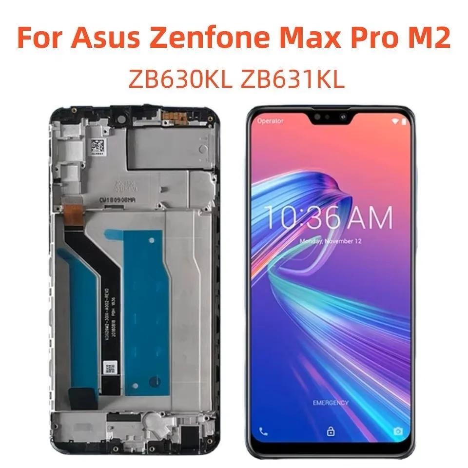Оригинальный ЖК-дисплей для Asus Zenfone Max Pro M2 ZB631KL ZB630KL X01BDA Pantalla, сенсорная панель, дигитайзер экрана в сборе, ремонт