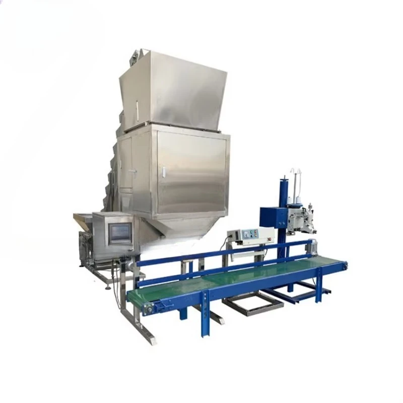 Automatic 5-50kg Wrapping Filling Plastic Bag Bagging Animal Feed Compost Fertilizer Multifunctional Packing Machine PLC Control