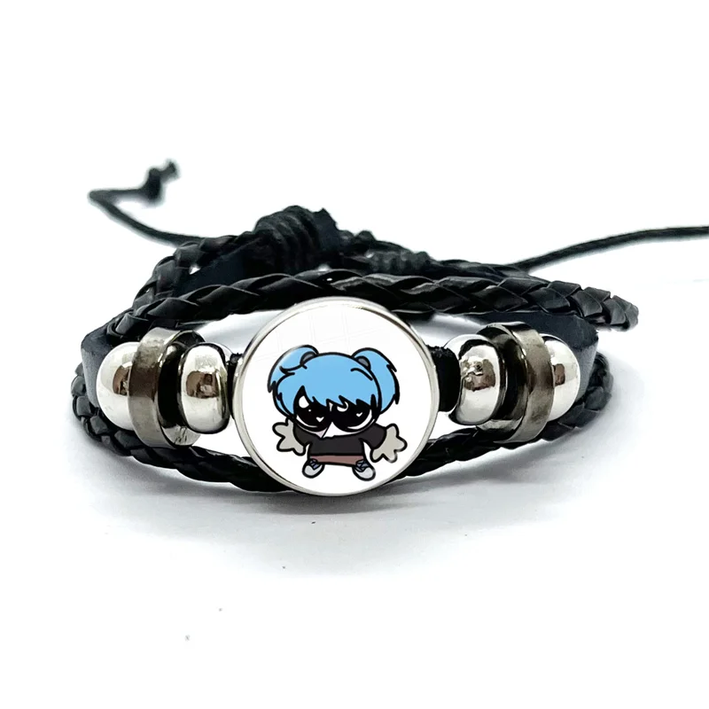 Horror Adventure Game Sally Face Anime Sal Fisher Cute Meme Bracelets Art Multilayer Braided Bracelets Bangles Handmade Jewelry