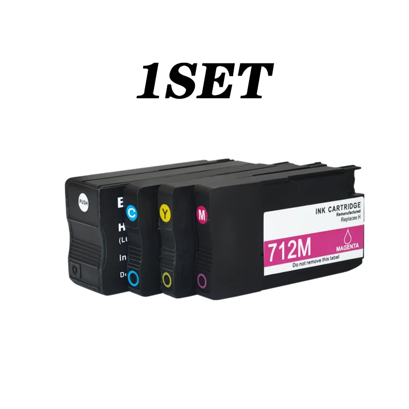 712 XL 712XL 3ED71A 3ED67A Remanufactured Inkjet Ink Cartridge for HP712 for HP DesignJet T210 T230 T250 T650 Printer