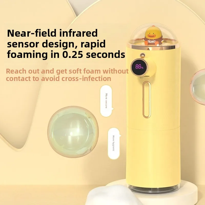 Cute and Fun Automatic Sensor Foam Hand Sanitizer Smart Sensor Soap Dispenser for Home and Hotel Disinfection