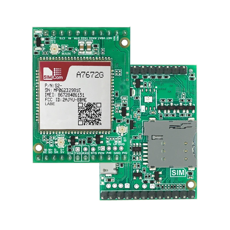 Imagem -05 - Simcom-placa de Desenvolvimento de Banda Global Lte Cat1 4g A7672g 1pc