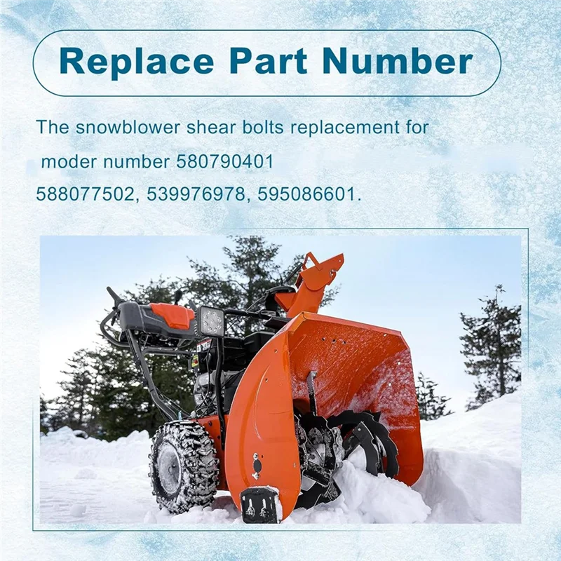 

Для двухступенчатых снегоочистителей Craftsman Poulan, сменные штифты-для модели, код 580790401