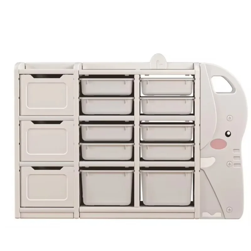 -For Elephant Cartoon Shape Plastic Kids' Furniture Toys Storage Bookshelf Children Cabinets Cabinet StorageOrganizador&