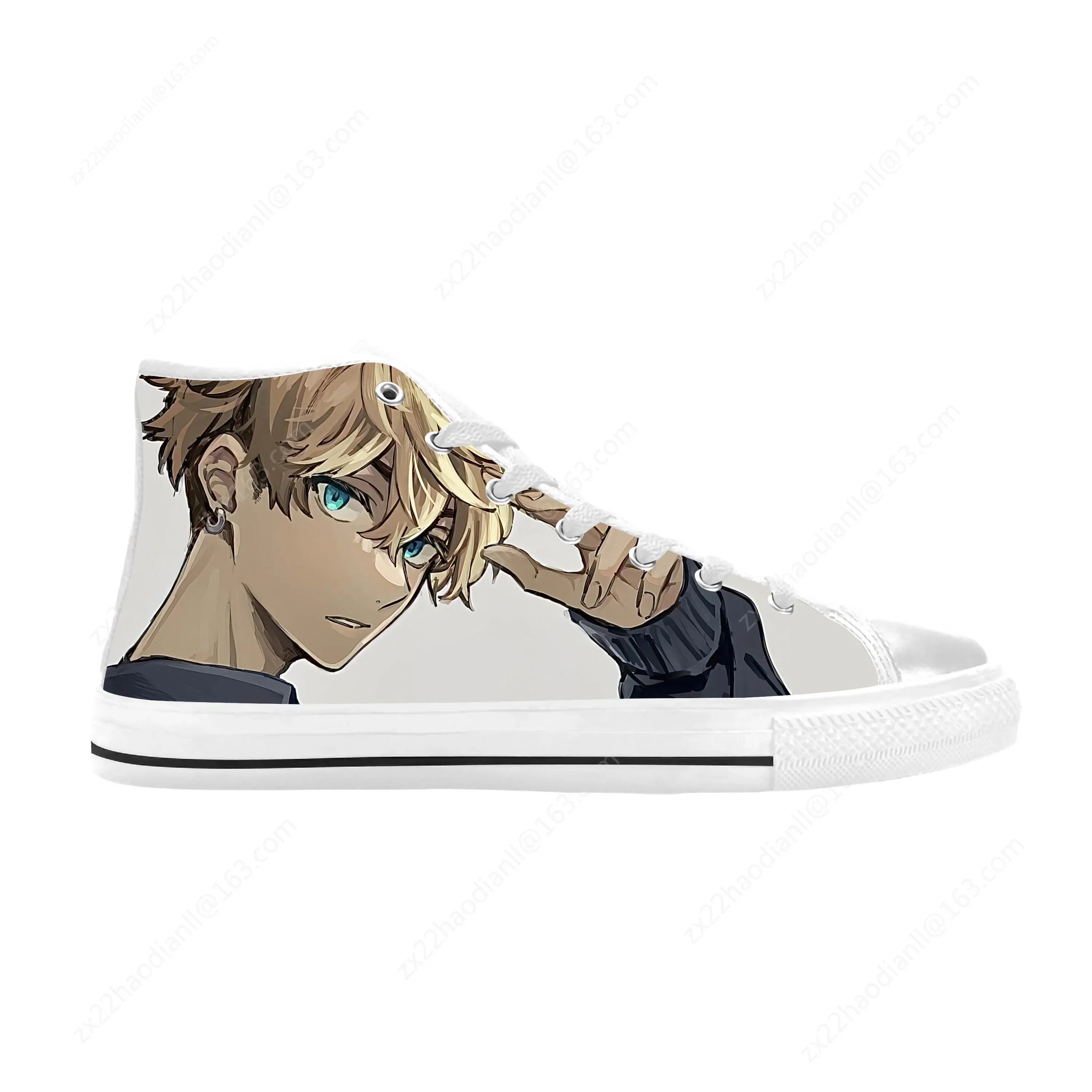 Anime Manga Comic Tokyo Revengers Matsuno Chifuyu Casual Cloth Shoes High Top Comfortable Breathable 3D Print Men Women Sneakers