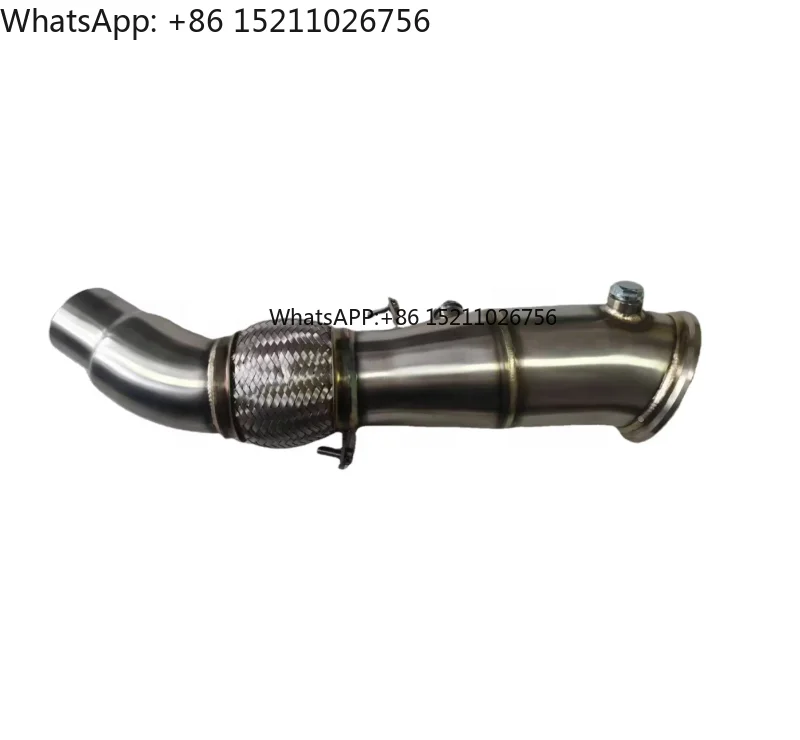 Exhaust Catless Downpipe for  2012+ B MW N20 F10 528i Turbo Competition 4