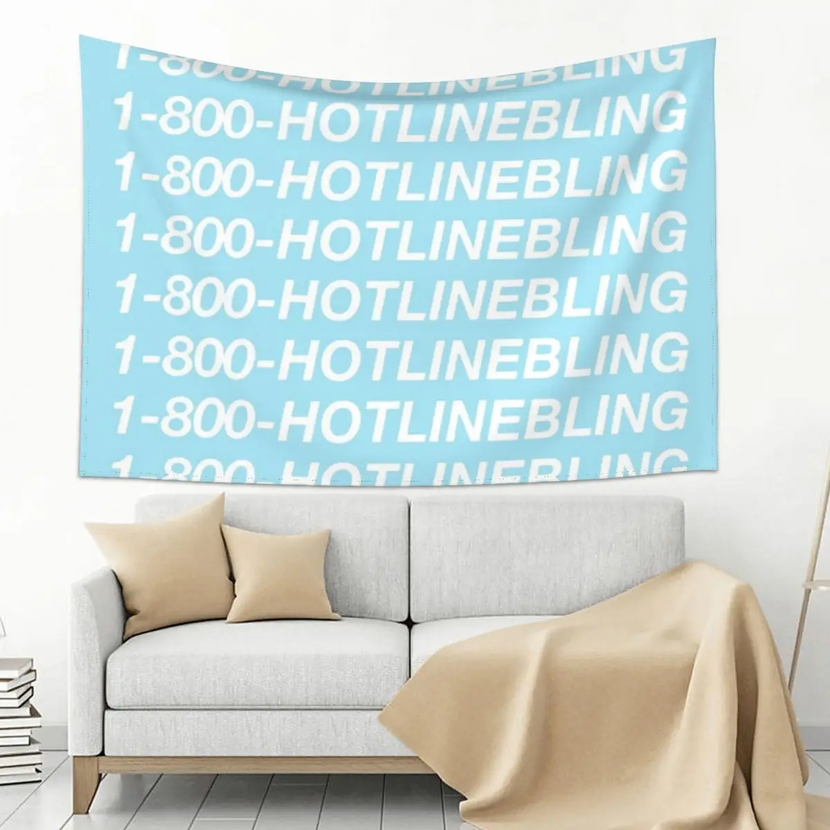 

Line Hot Bling Call Center Tapestry Room Decor Korean Style Room Aesthetic Decor Things To The Room Wall Decoration Tapestry