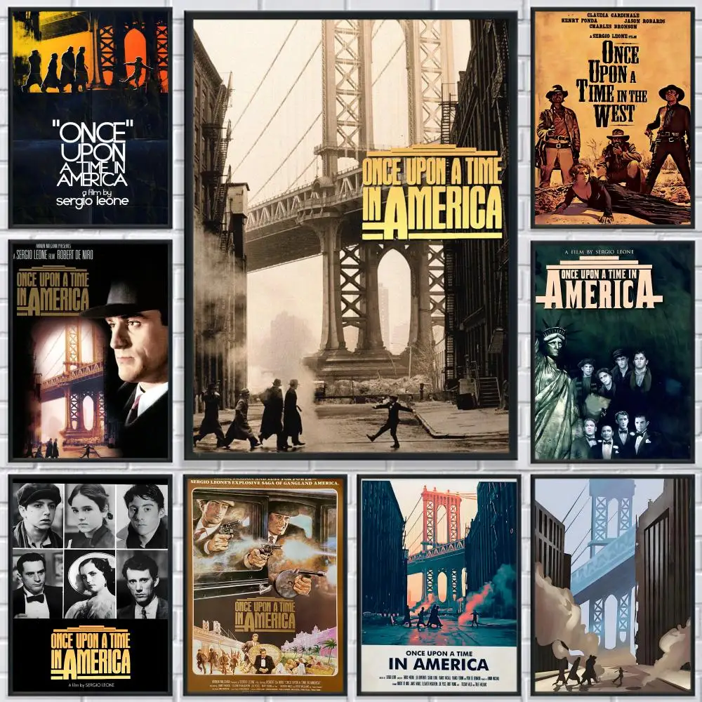

Movie Once Upon A Time In America Poster HD Print Personalized Canvas Wall Mural Art Photos for Living Room Home Decor Durable