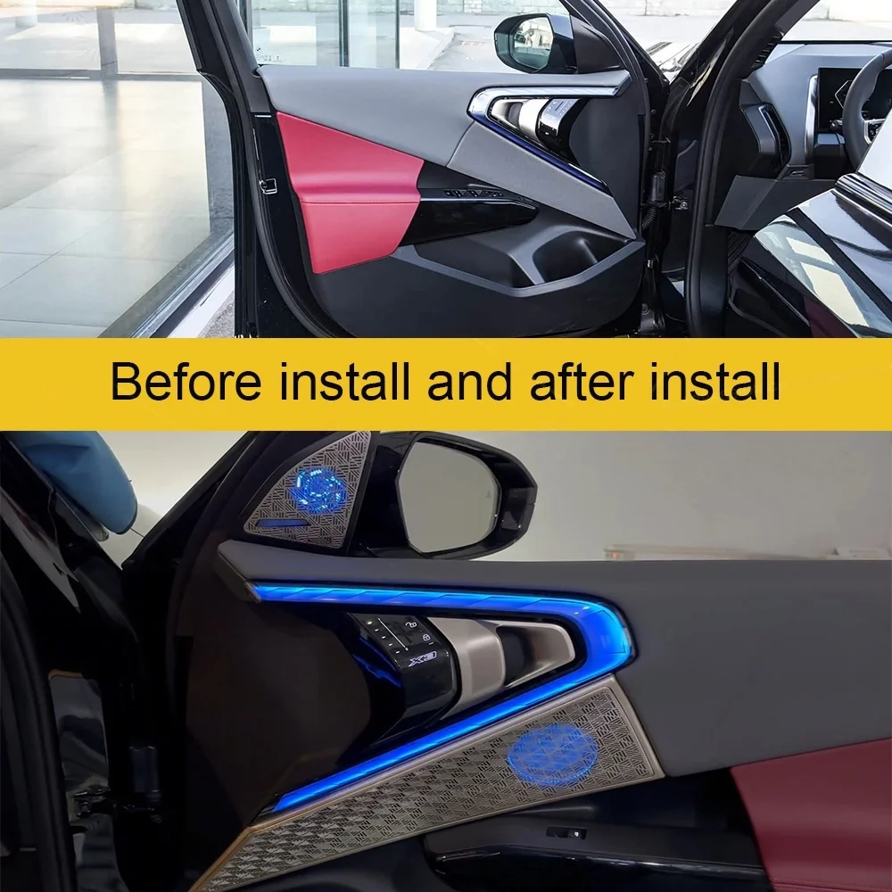 Ambient Light Speaker Cover  For BMW X3  G45 2025-2026  Speaker Upgrade Illuminate Midrange Tweeter Grille