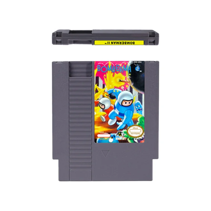 Bomberman II Action game for 72pins Game cartridge suitable for 8 bits NES video game console